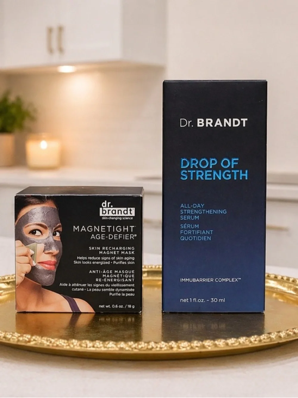 ✨ Dr. Brandt Skincare Bundle – Drop of Strength Serum + Magnetight Mask